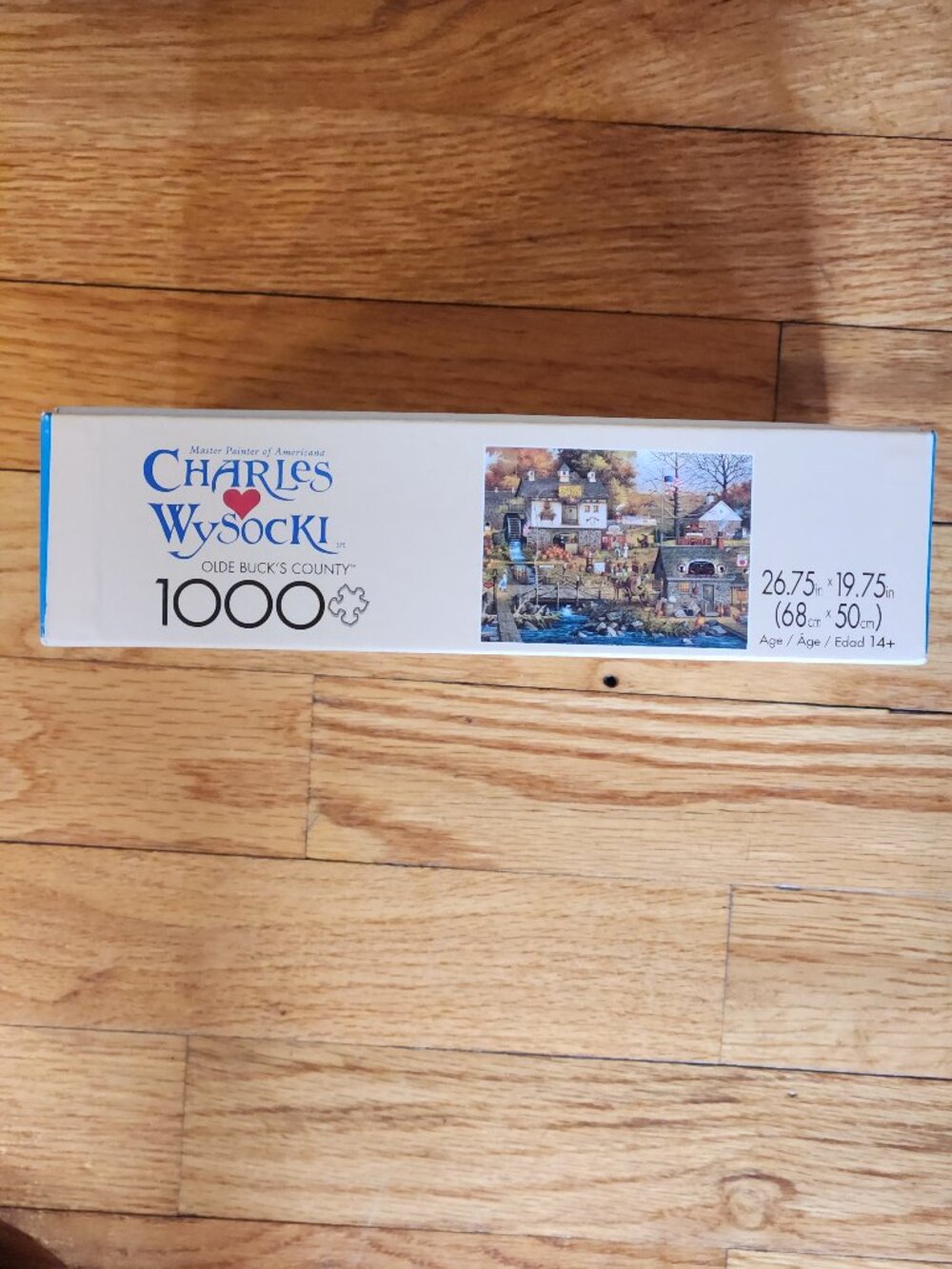Puzzle - Charles Wysocki 100 pieces Old Bucks County